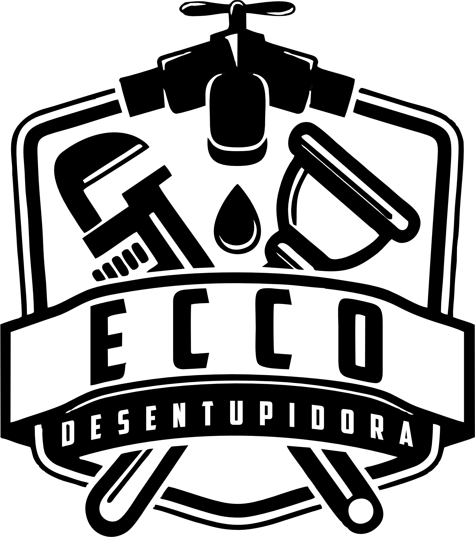 ECCO DESENTUPIDORA - PRETA